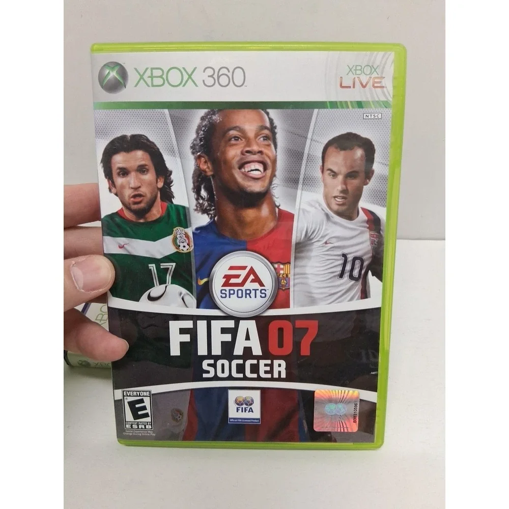 Xbox 360 Lot Of 5 Games, NFL MADDEN 08, 16, 25, Fifa 07 Soccer, The Biggest...